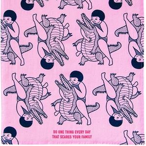 Do One Thing That Scares Your Family Dish Towel